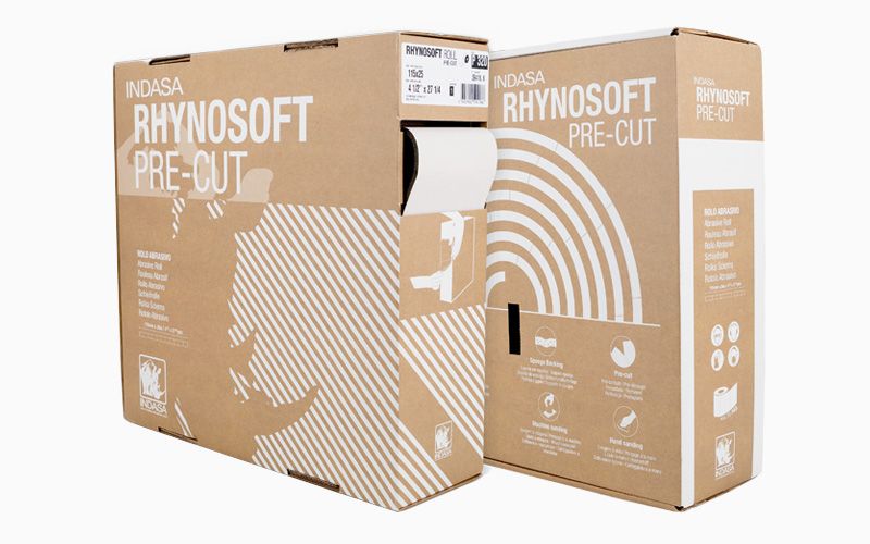 Hovedbilde Slipesvamp (Pre-Cut) 115mm x 25m rull Rhynosoft